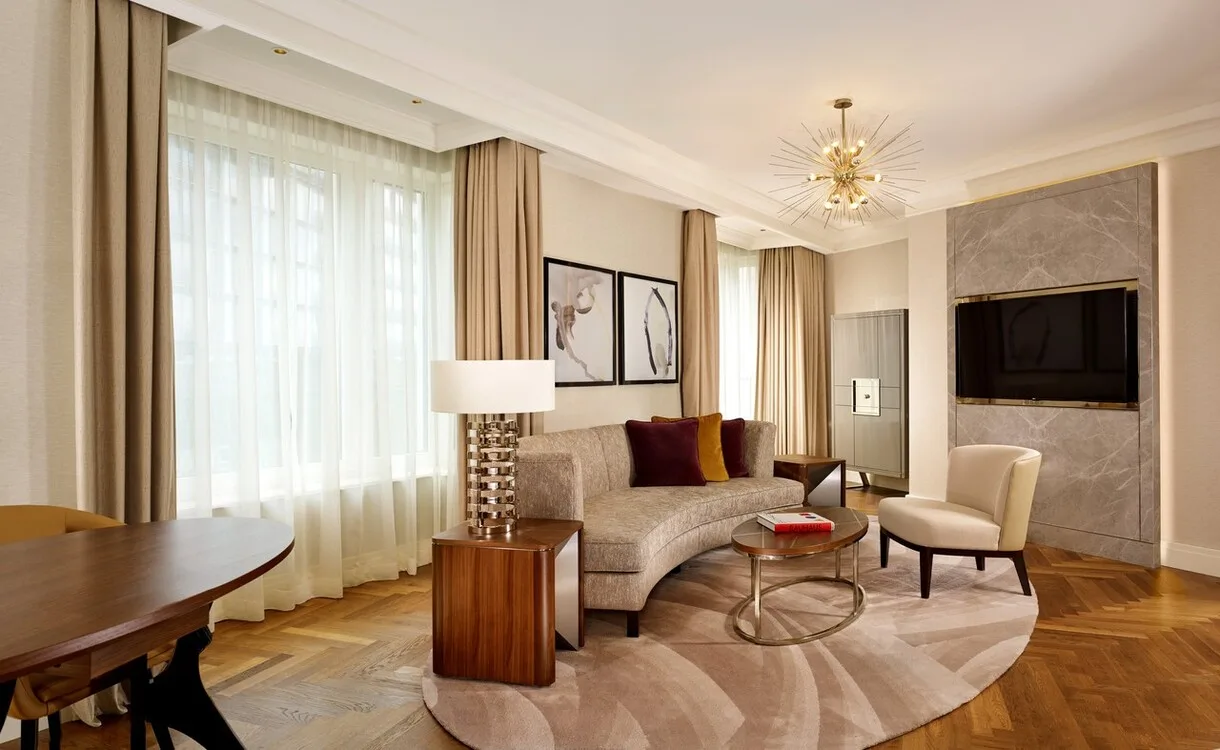 Corner Deluxe Suite at The Ritz-Carlton Berlin, illustrating where hotel status upgrades still genuinely move the needle.