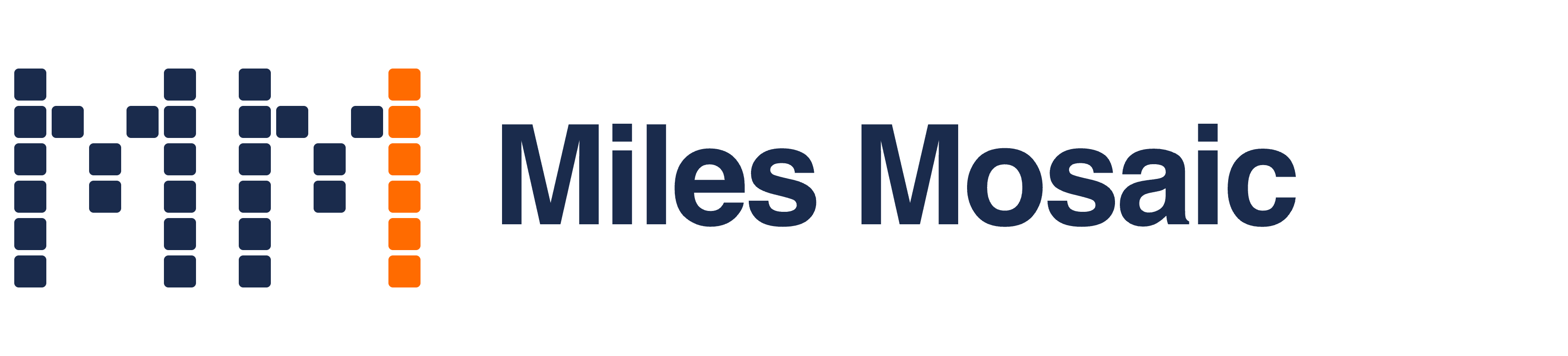 Miles Mosaic wordmark